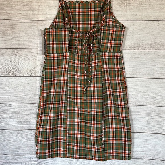 Urban Outfitters Monica Plaid Mini Dress Women's Size Small - Picture 4 of 9